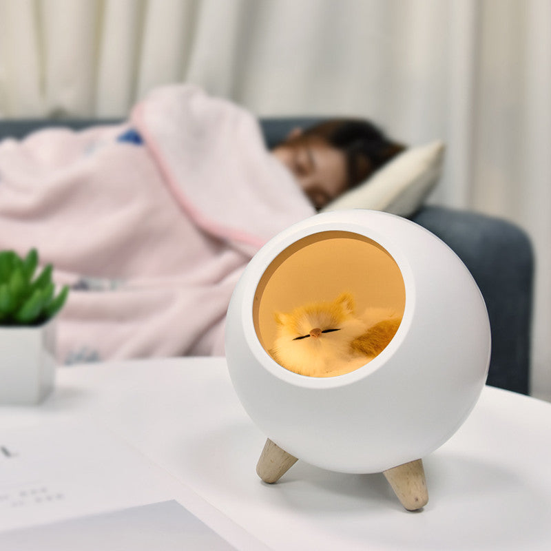 LightBud Bluetooth Audio Sleepy Kitten Lantern