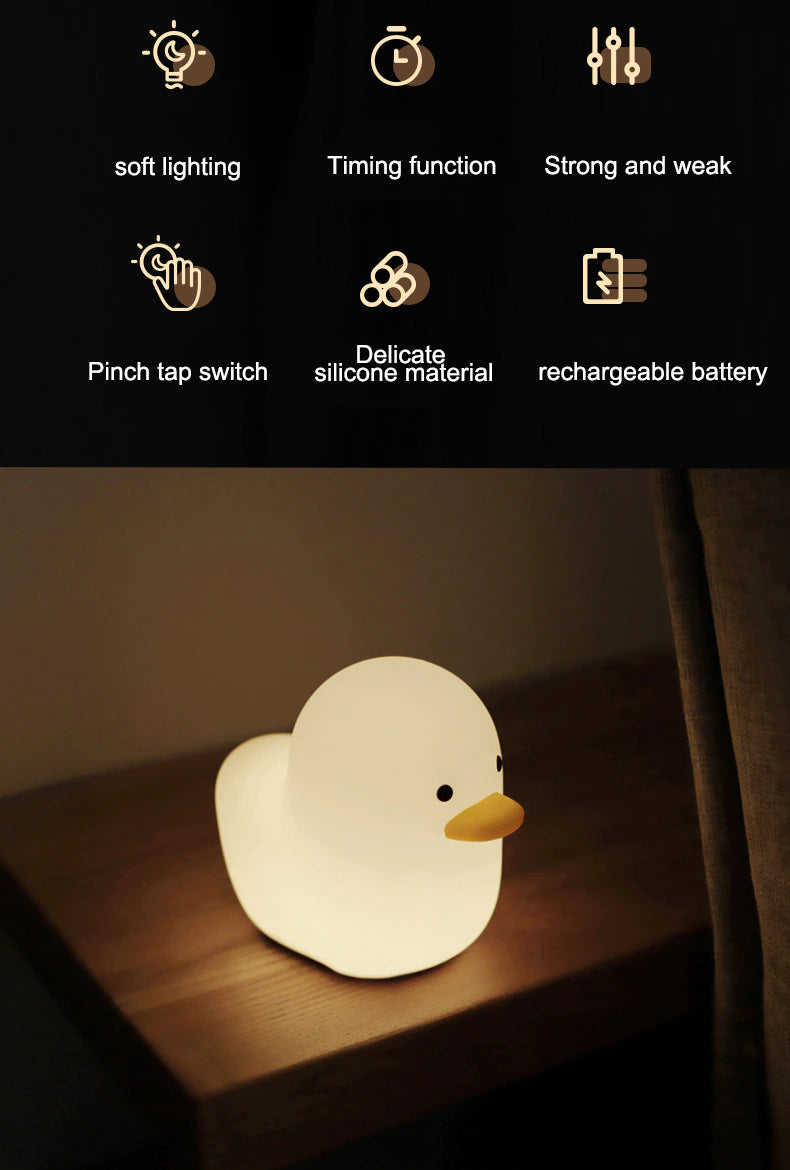 LightBud Baby Ducky Silicone Lantern