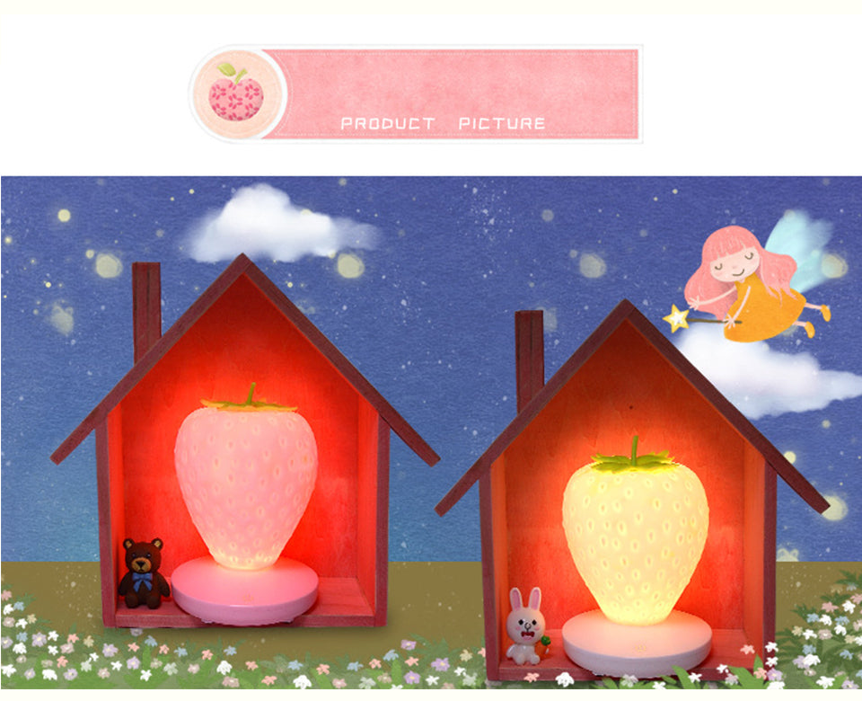 LightBud Strawberry Silicone Lantern