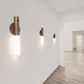 LightBud Wood Grain Wall Sensor Lantern