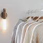 LightBud Wood Grain Wall Sensor Lantern