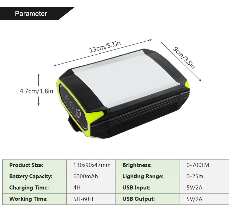 LightBud 5400mAh Camping Lantern and USB Power Bank